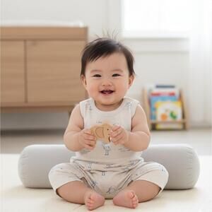 NEW POLISHED PRINTS egret pocket playsuit in beige